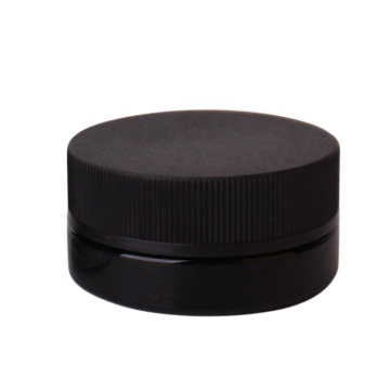 cosmetic packaging container 20ml black glass jar with child resistant cap